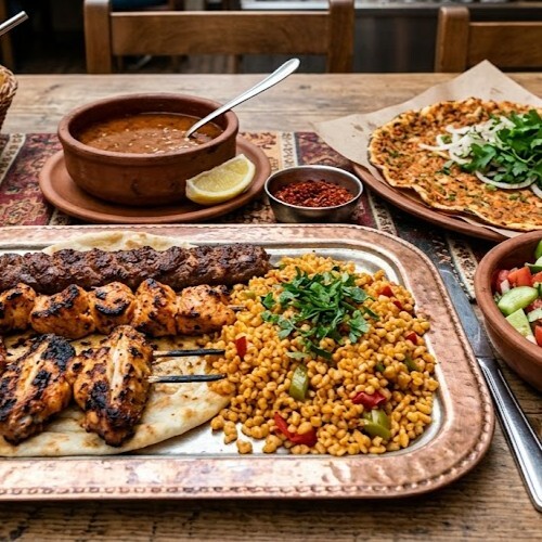Padişah 6 lı sı Çorbalı Lahmacunlu