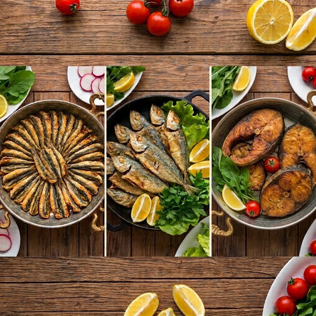 Hamsi İstavrit Palamut Tava Menü