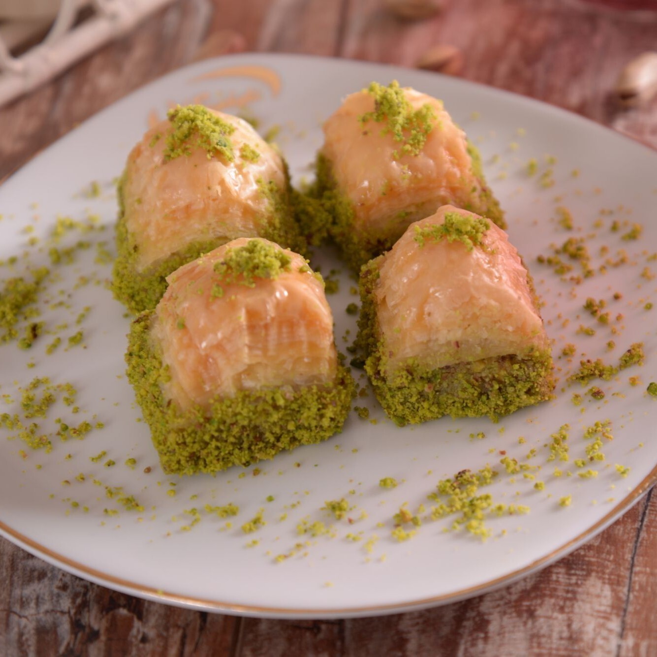 Fıstıklı Kuru Baklava (500 gr)