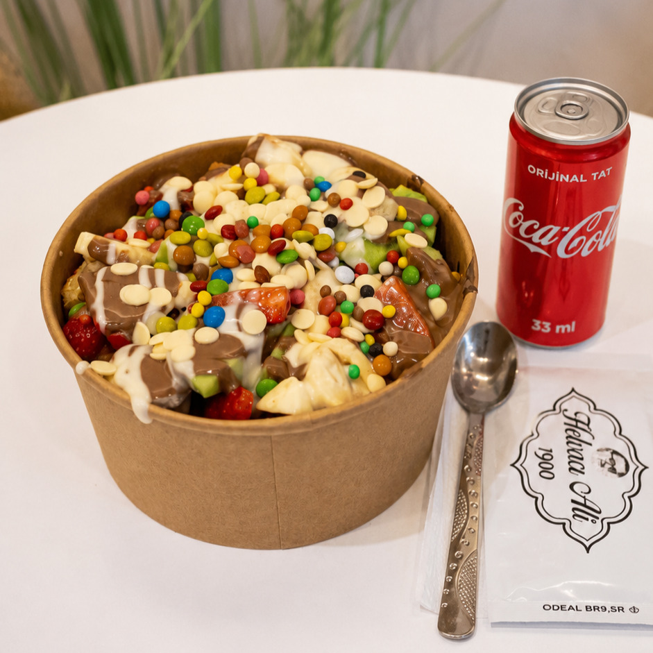 Klasik Kovada Waffle (Küçük Boy) + 33 ml Coca Cola
