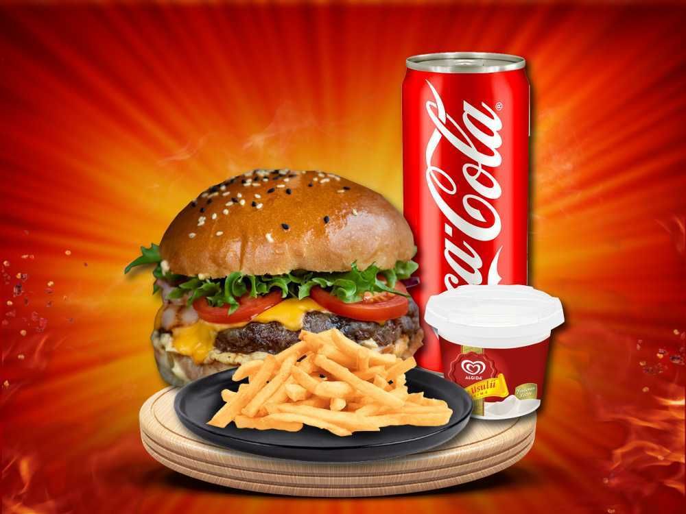 Acıburger (150 gr) Menü