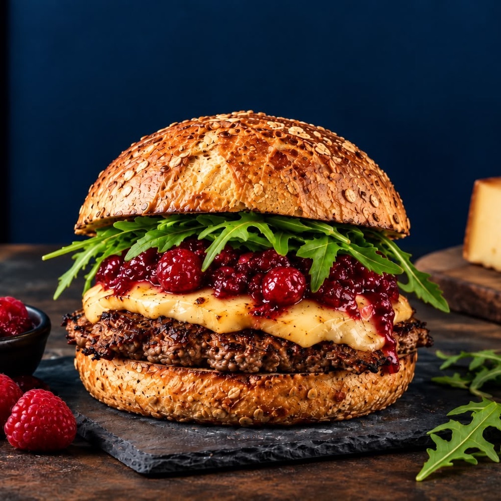 Smoked Ahududu Burger