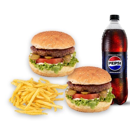 2'li İso Hamburger Menü