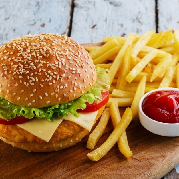 Şinitzel Burger Menü