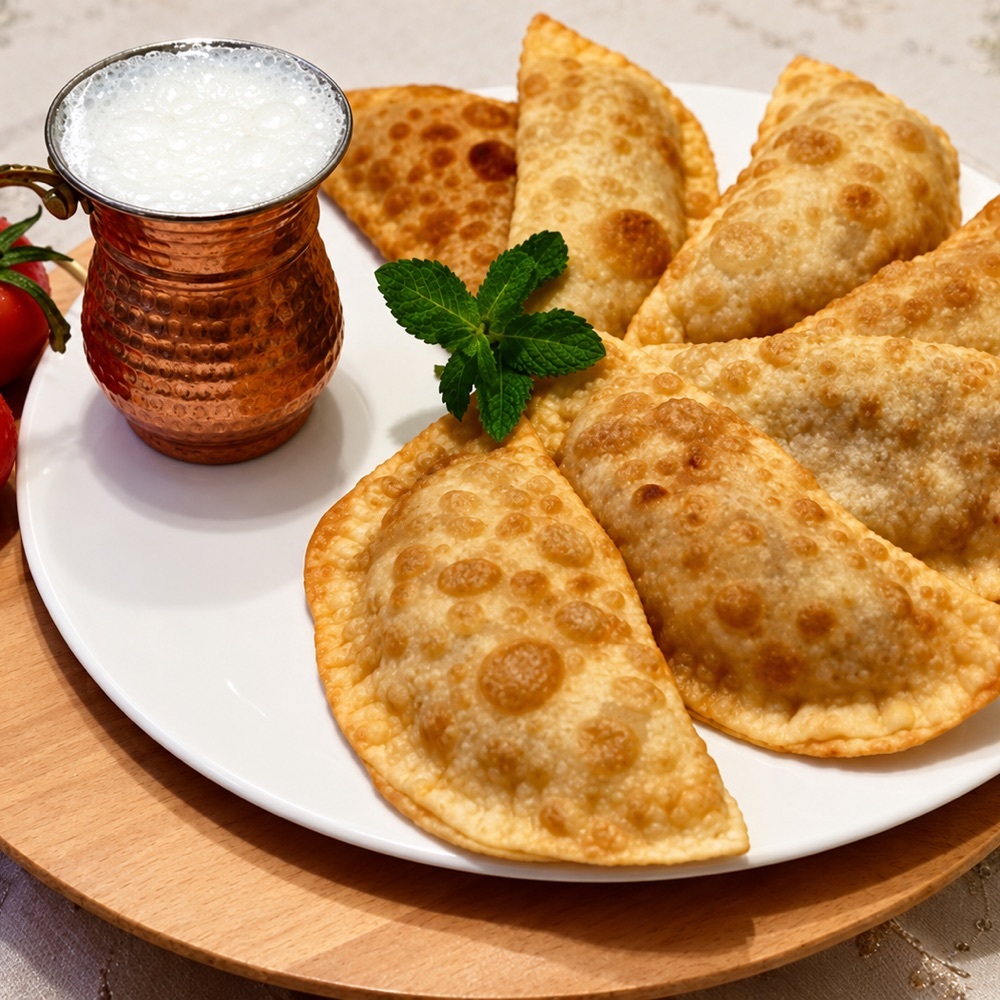 3 Adet Çiğ Börek + Ayran