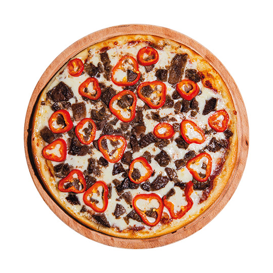 Kavurmalı Pizza (Orta Boy 32 CM )