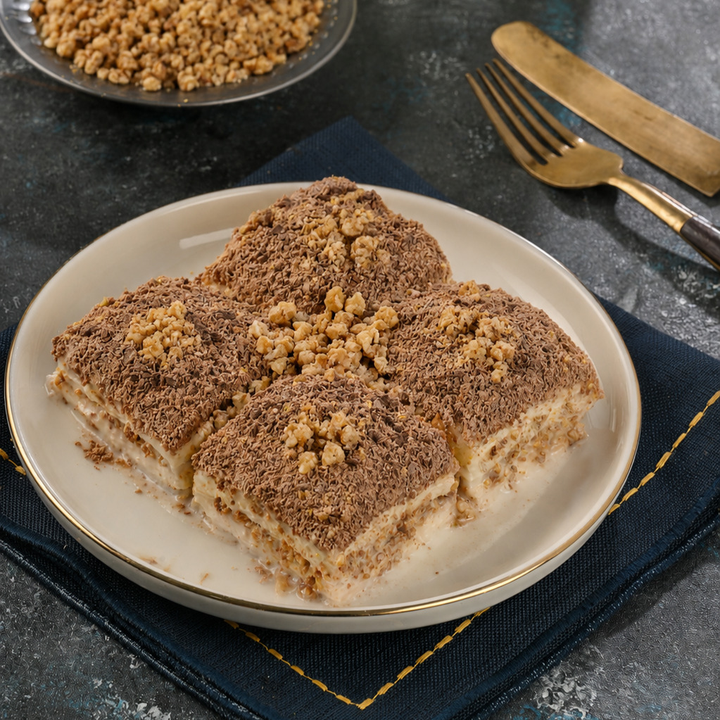 Çikolatalı Cevizli Soğuk Baklava