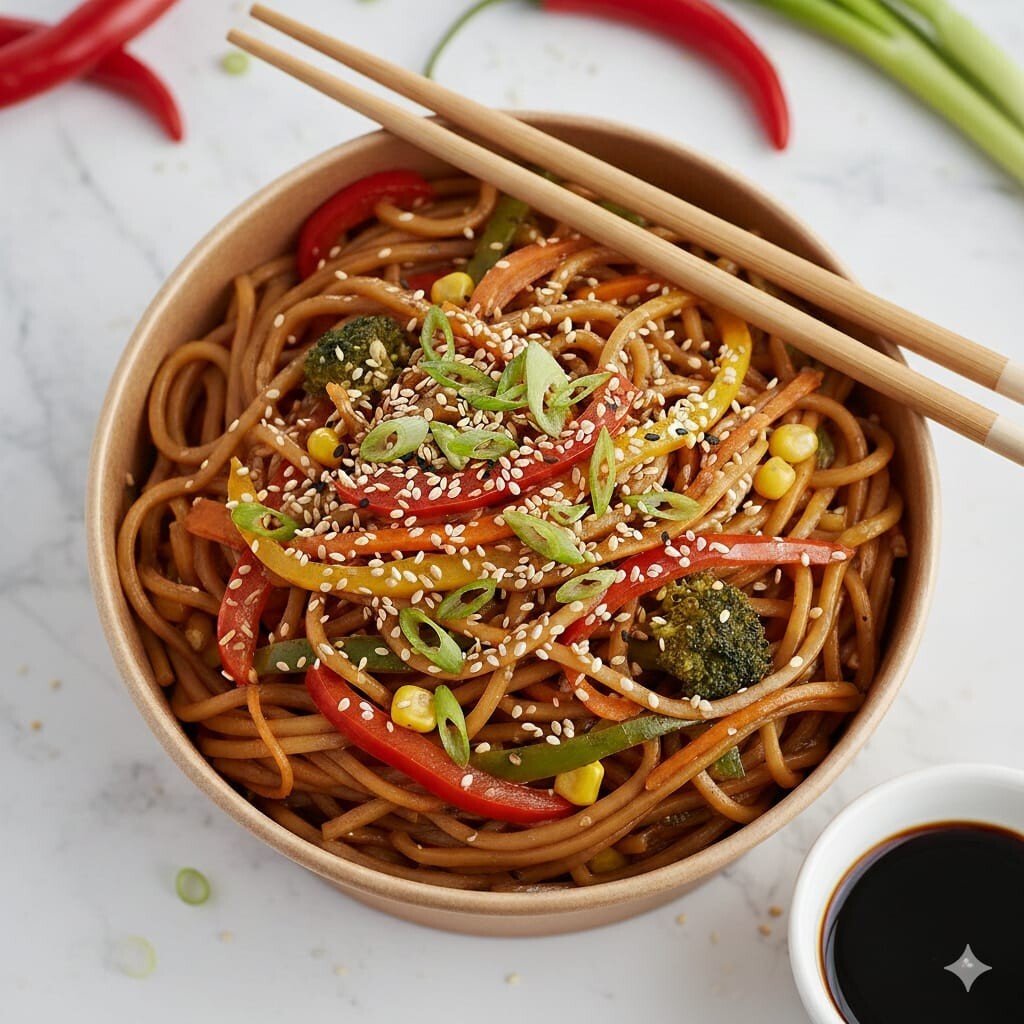 Sebzeli Noodle