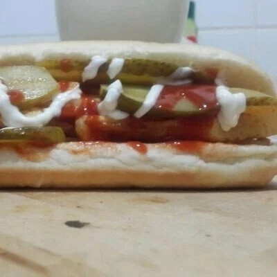 Sosisli Patatesli Sandviç