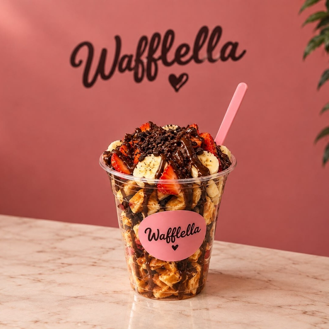 Özel Bardak Waffle Oluştur