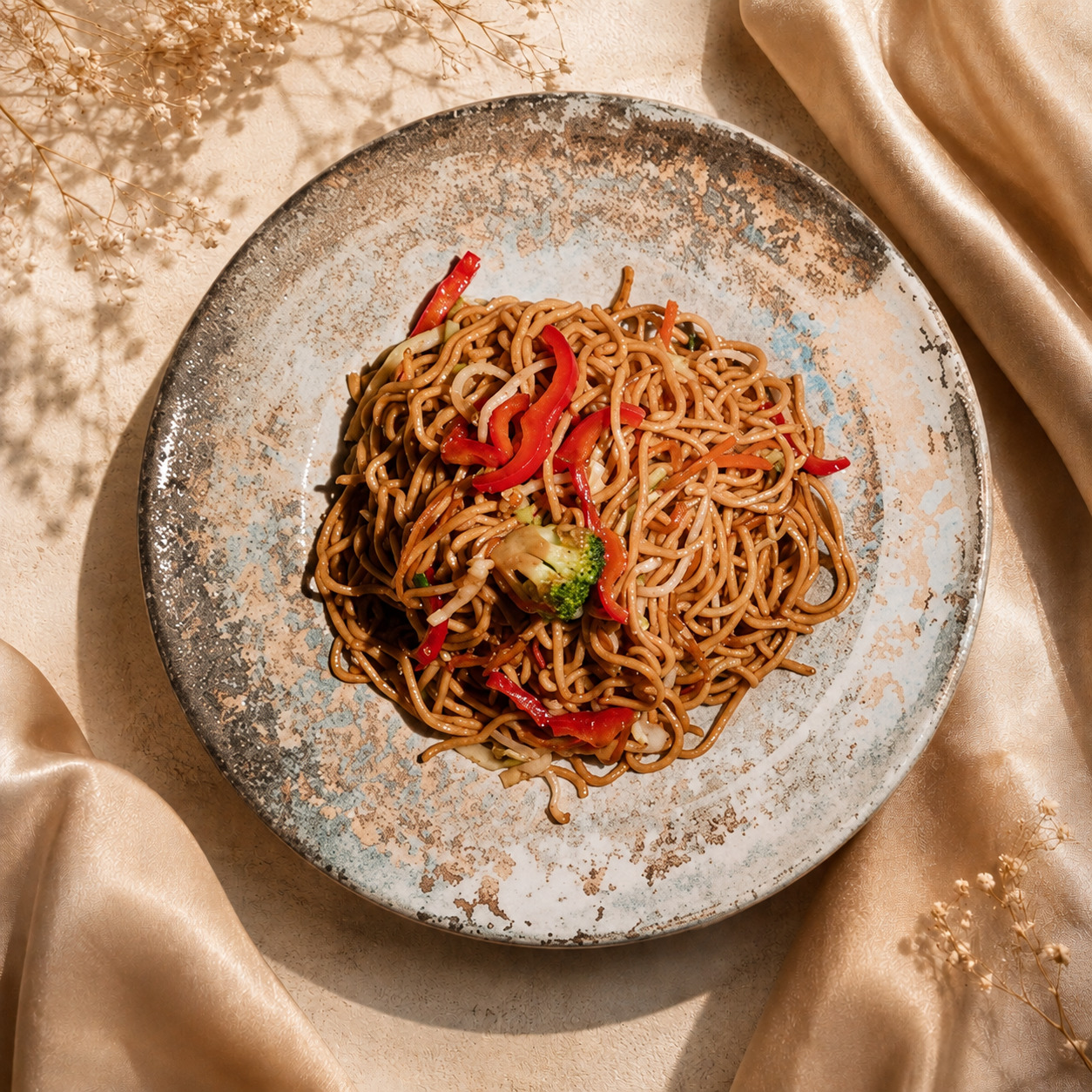 Sebzeli Noodle