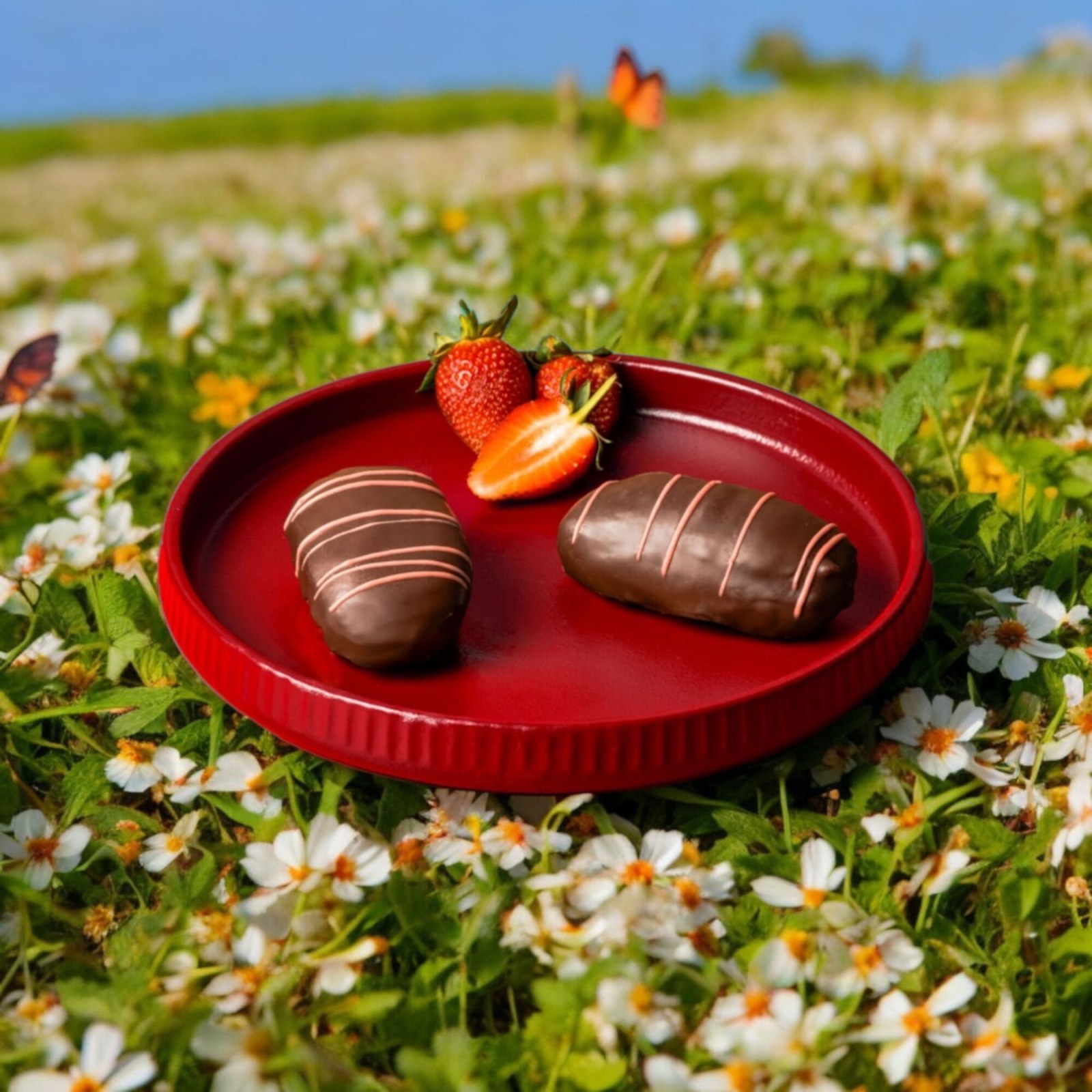 Çilekli Ekler (Adet 55-65 Gr)