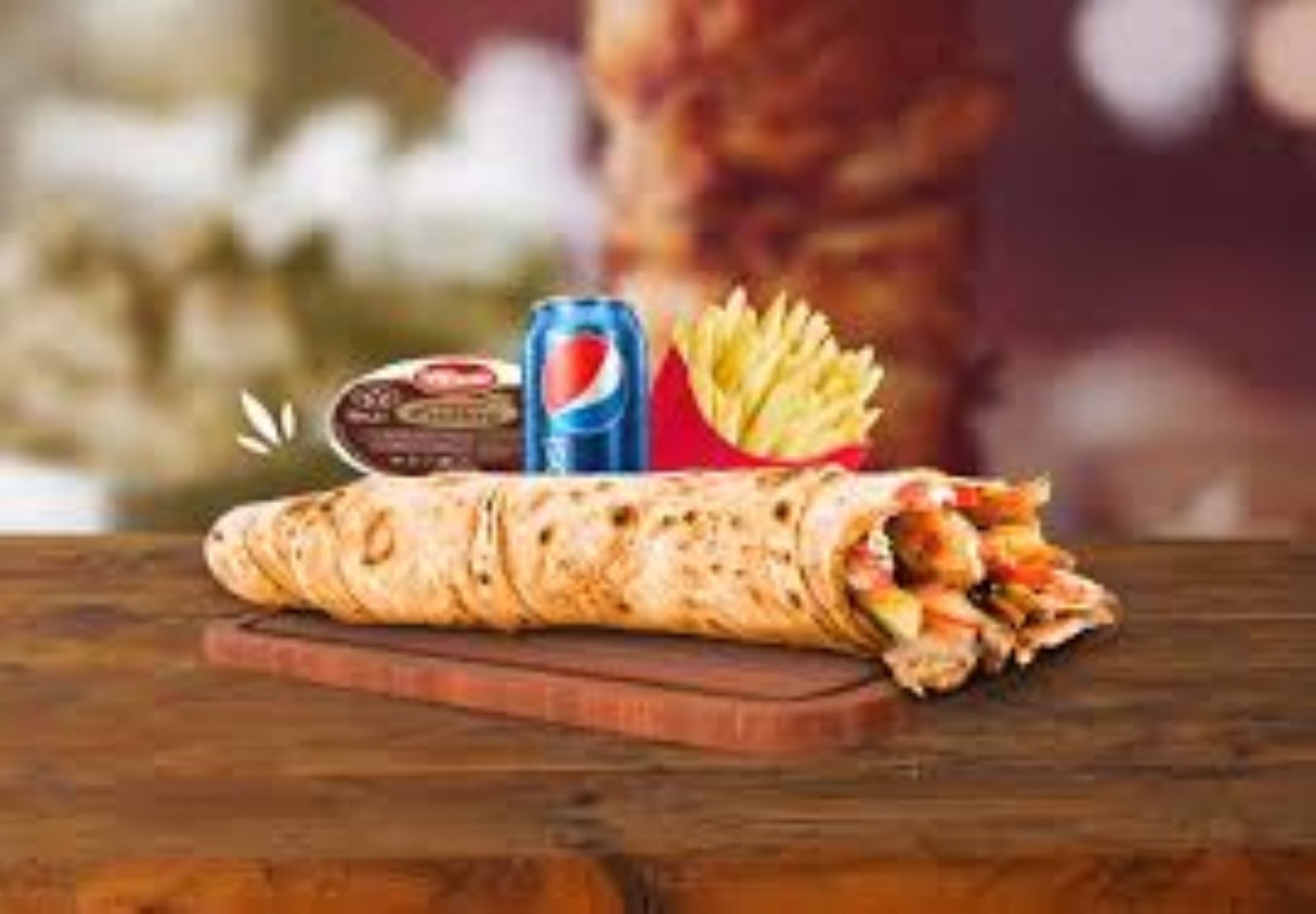Hatay Doys Dürüm Puding Patates Cips Pepsi Max (330 ml.)