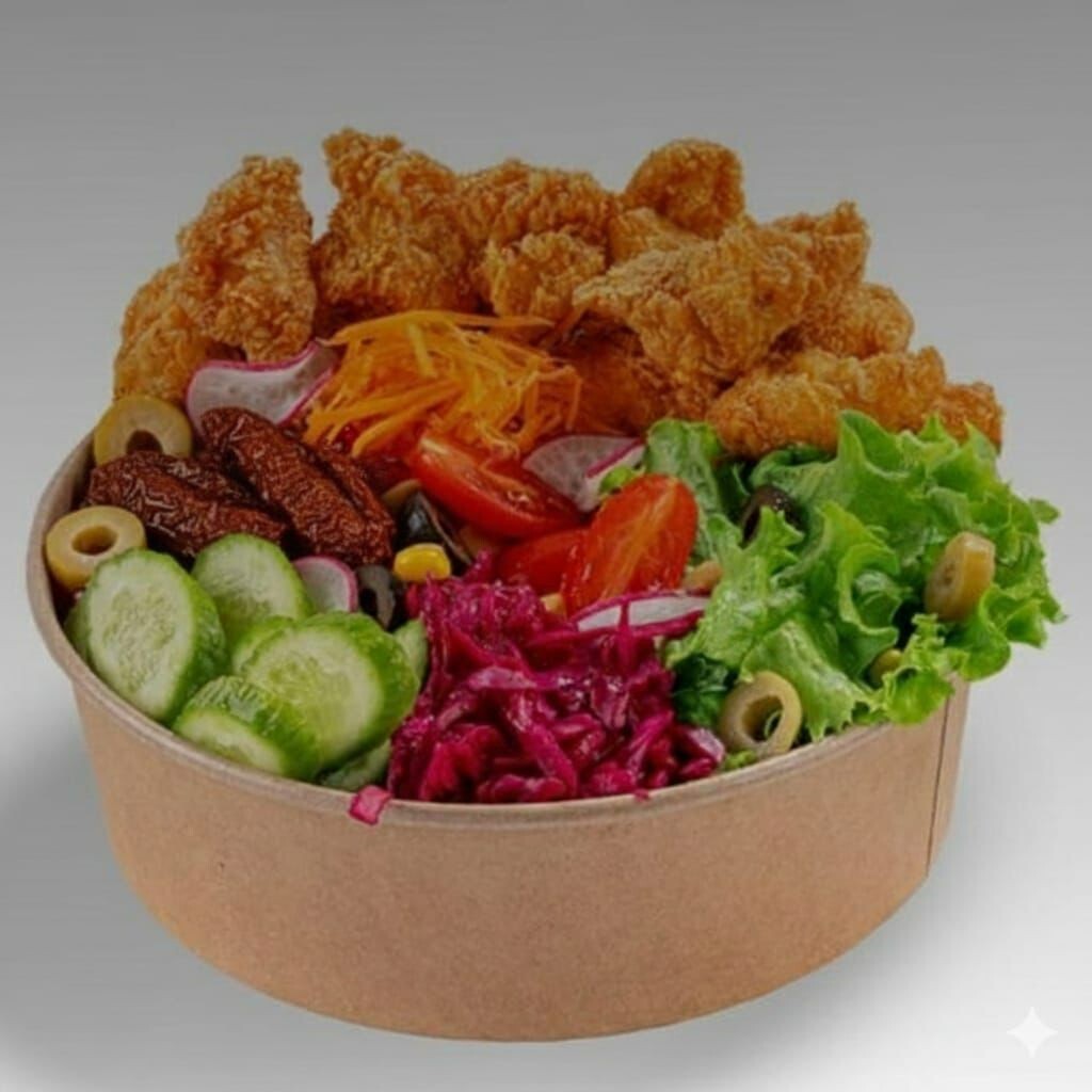 Yeşil Salata [Çıtır Tavuk]
