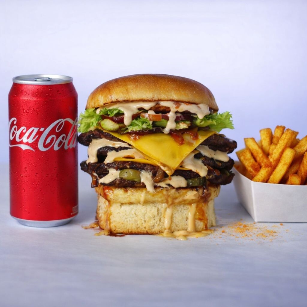 3 Köz Spartalı Burger Menü