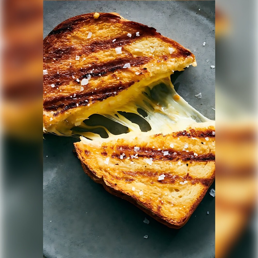 Çift Kaşarlı Yarım Ekmek Tost
