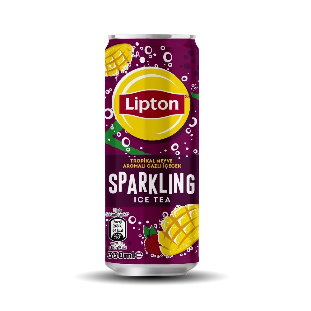 Lipton Ice Tea Tropikal Meyveli Gazlı İçecek (330 ml)