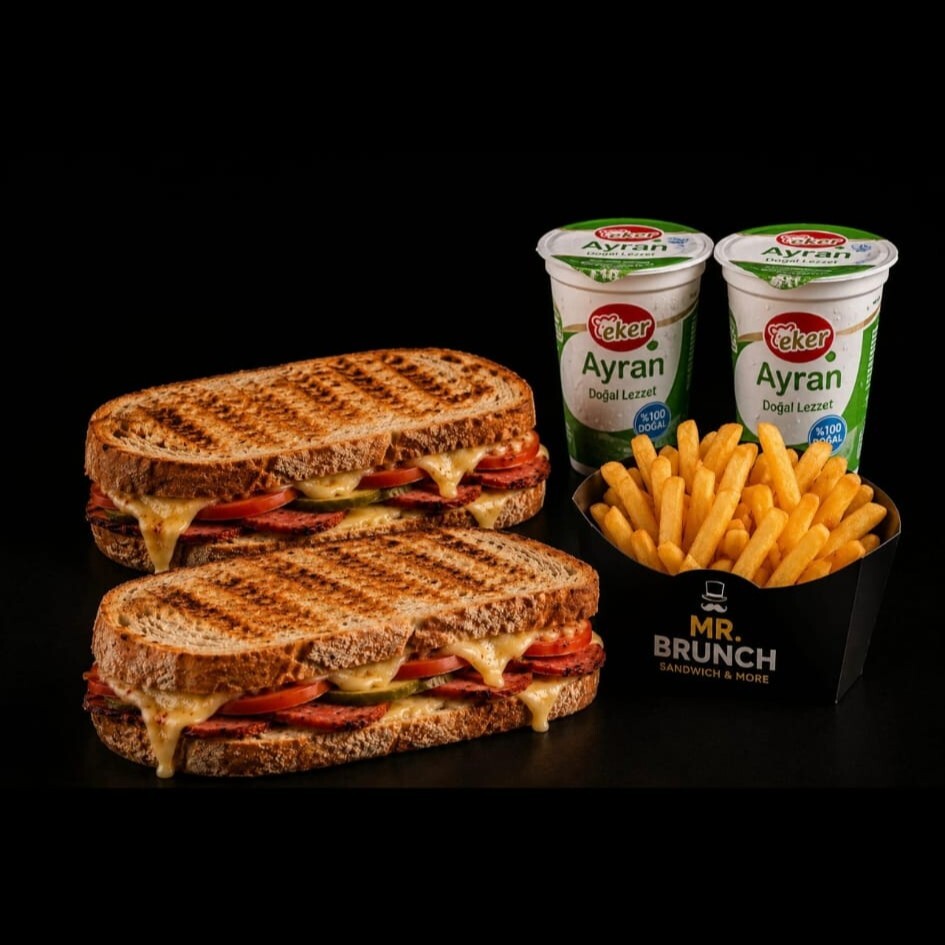 2'li Köy Ekmeği Tost Menü