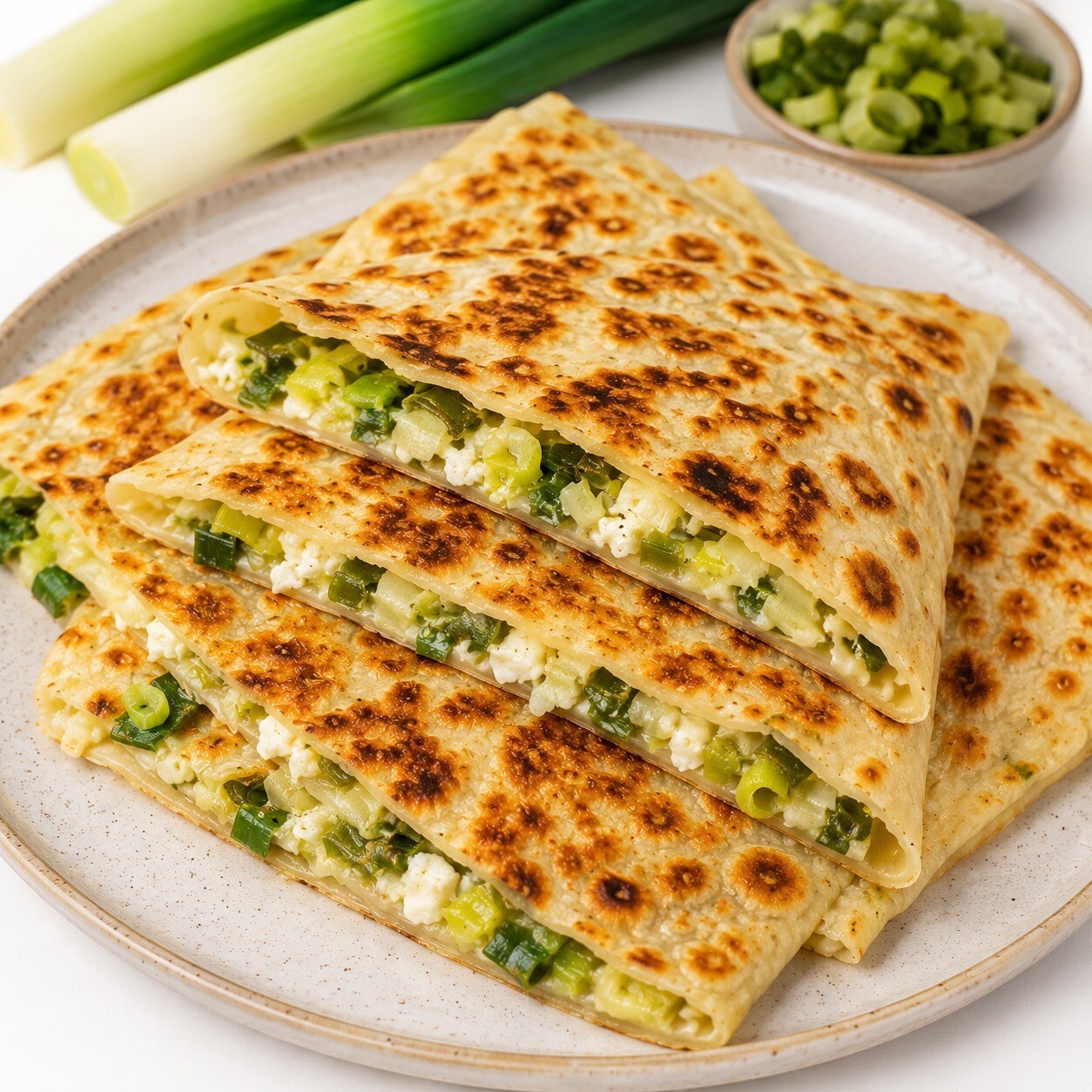 Pırasalı Peynirli Gözleme