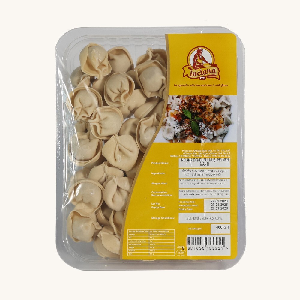1 Kg İnci Ana Pelmeni Mantı
