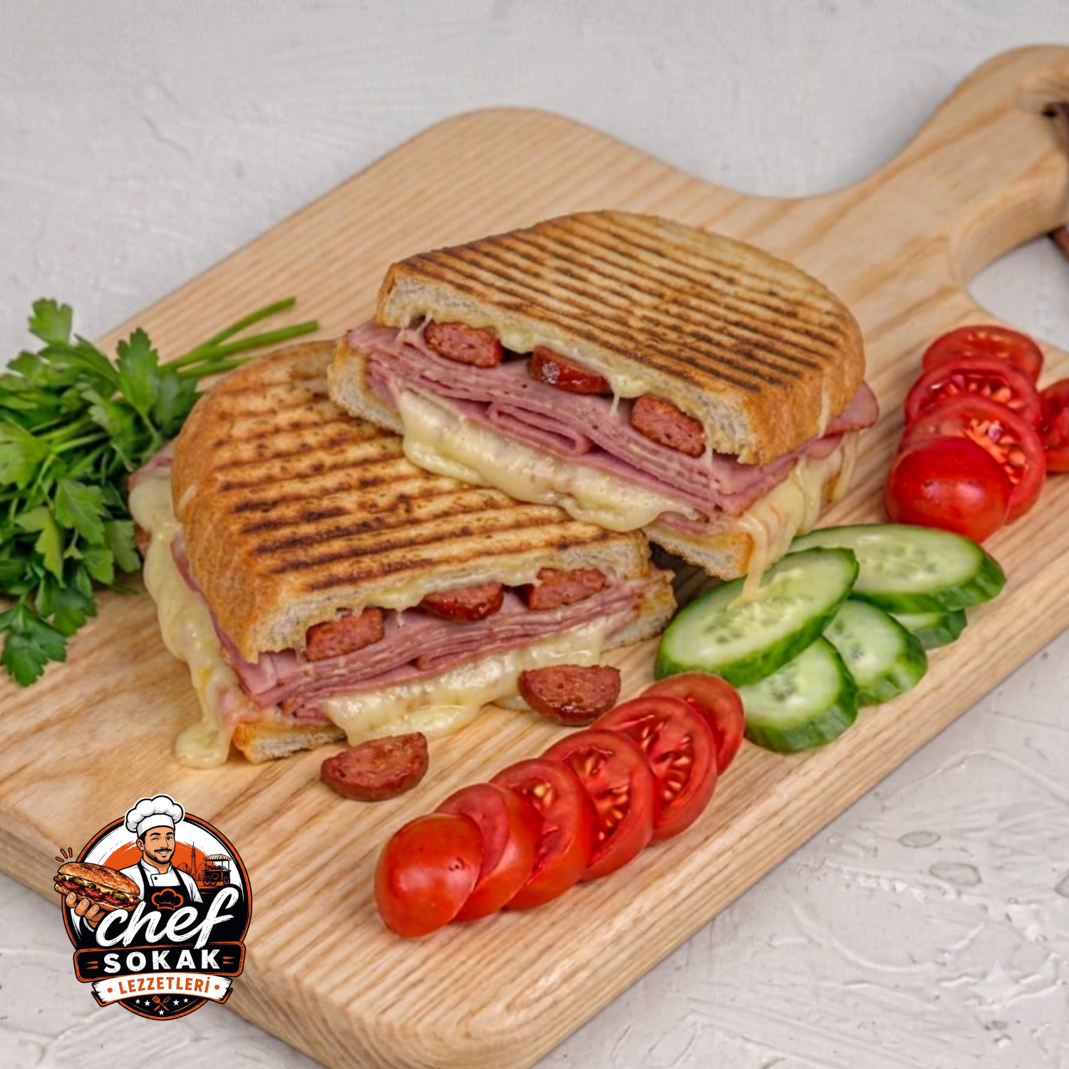 Sucuk & Jambon & Fümeli (Fransız Tostu)