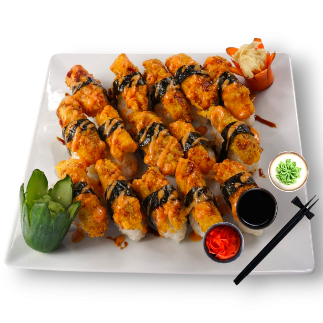 221- Kızarmış Nigiri Set (15 Pcs.)