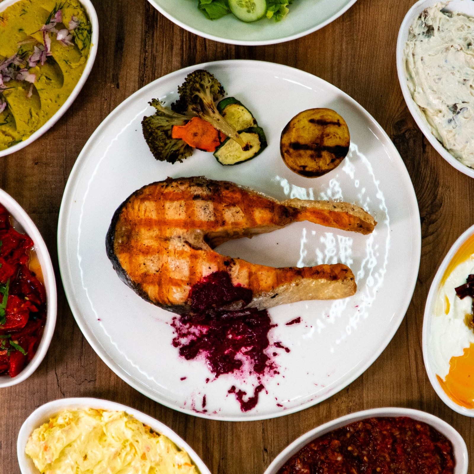 Izgara Norveç Somon (1 kg.)