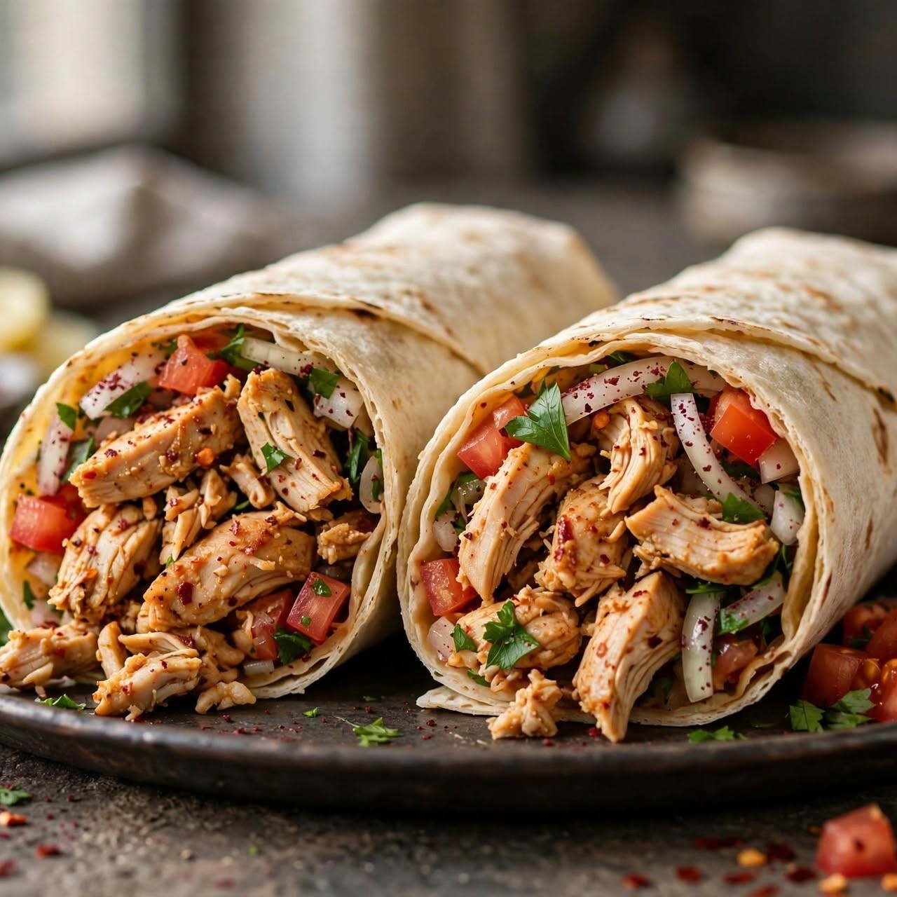 Janti Soslu Zurna Tavuk Döner Dürüm (50cm)
