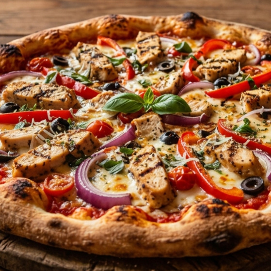 Tavuk Dönerli Pizza