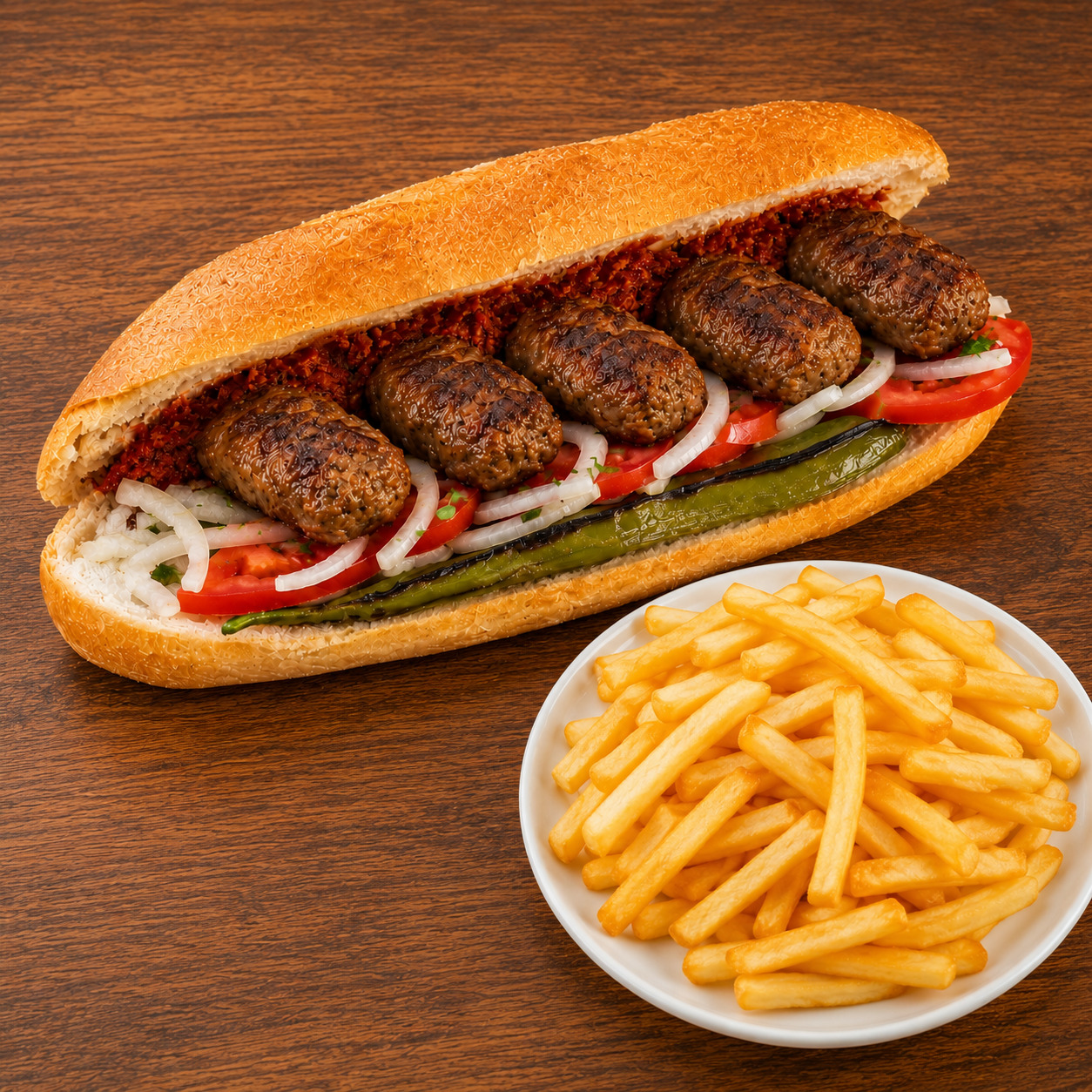 Sultan Ahmet Sandviç Köfte + Patates Menü