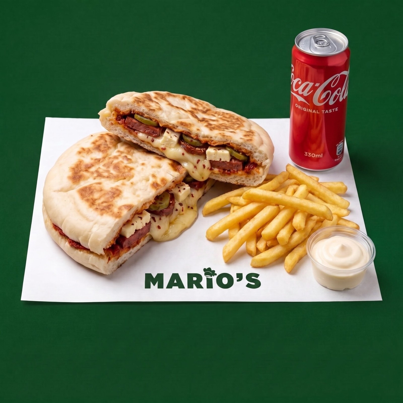 Bazlama Marios Tost Menü