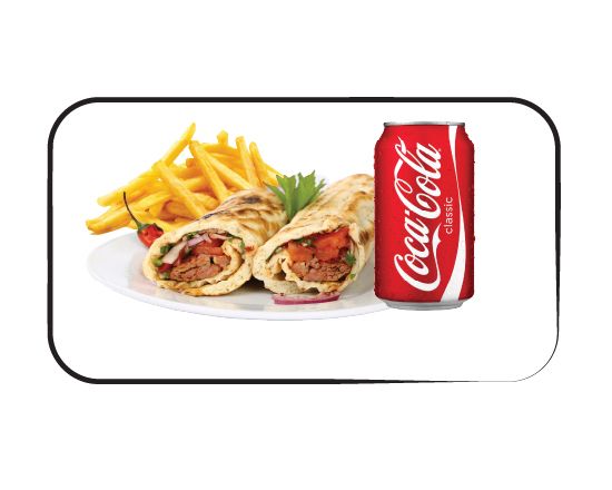 Adana Dürüm,Patates Kızartması,Kola