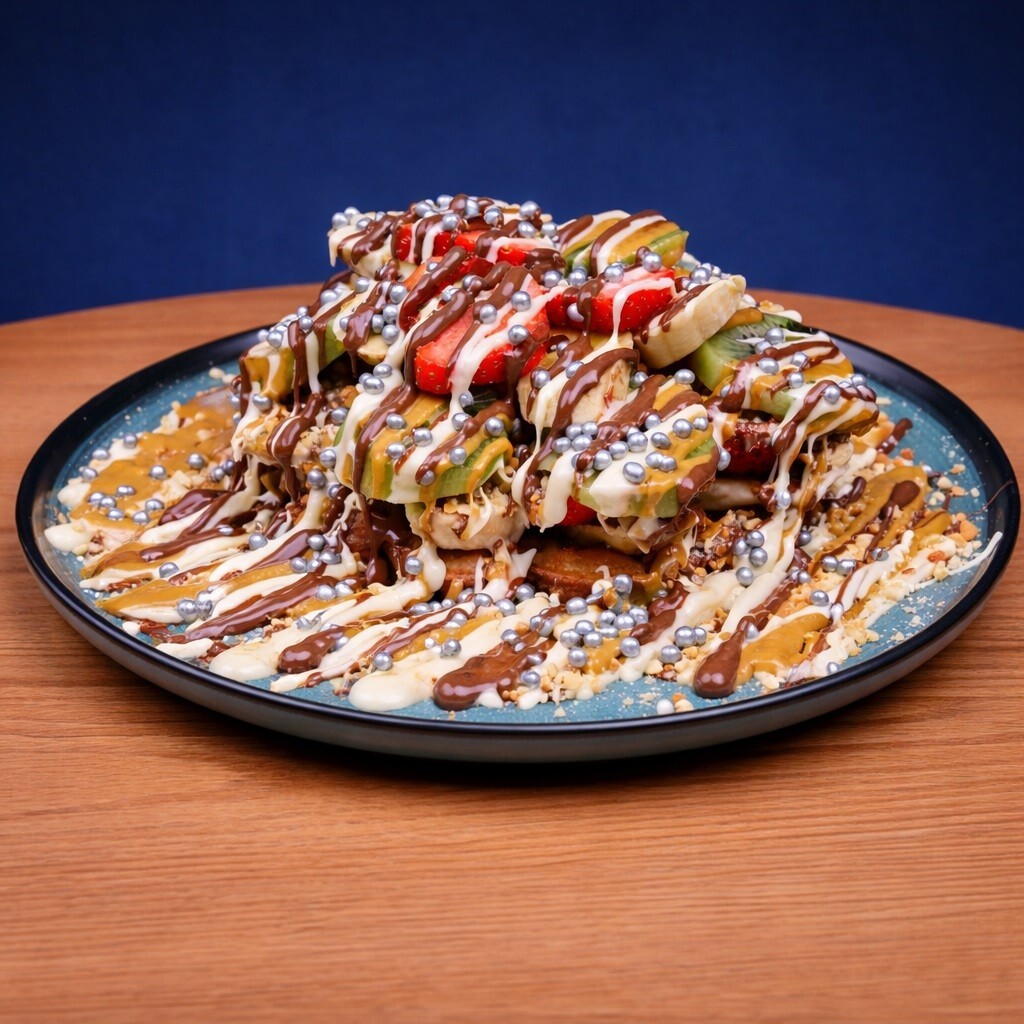 Meyveli Waffle