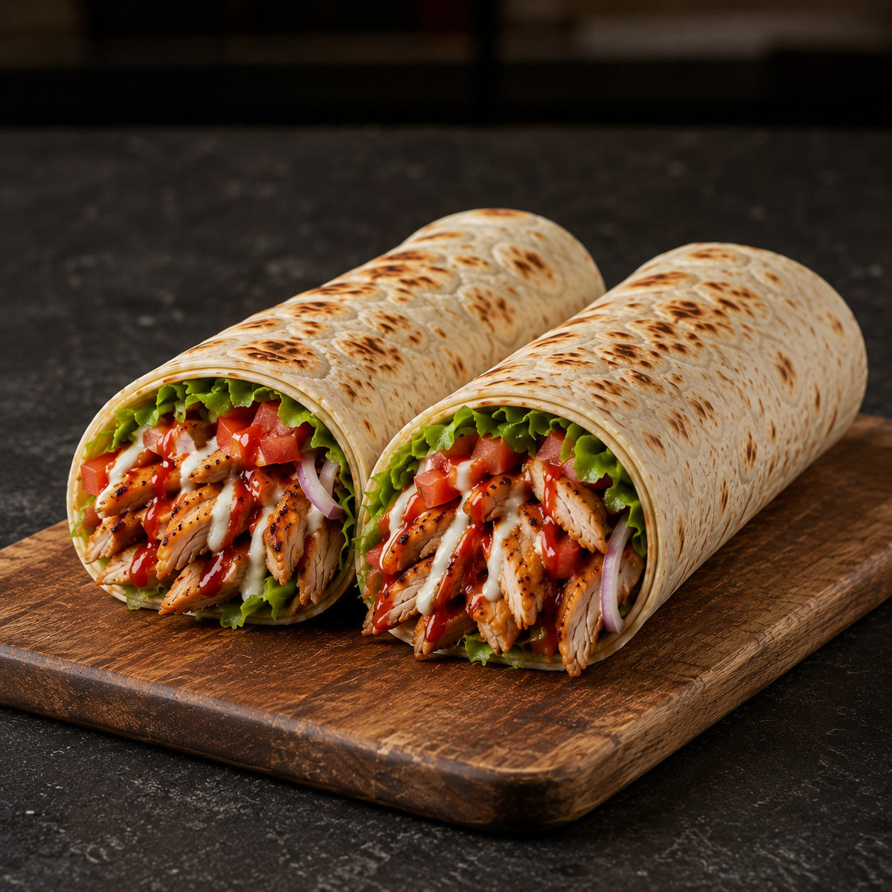 Wegga's İkili Klasik Tavuk Döner Dürüm