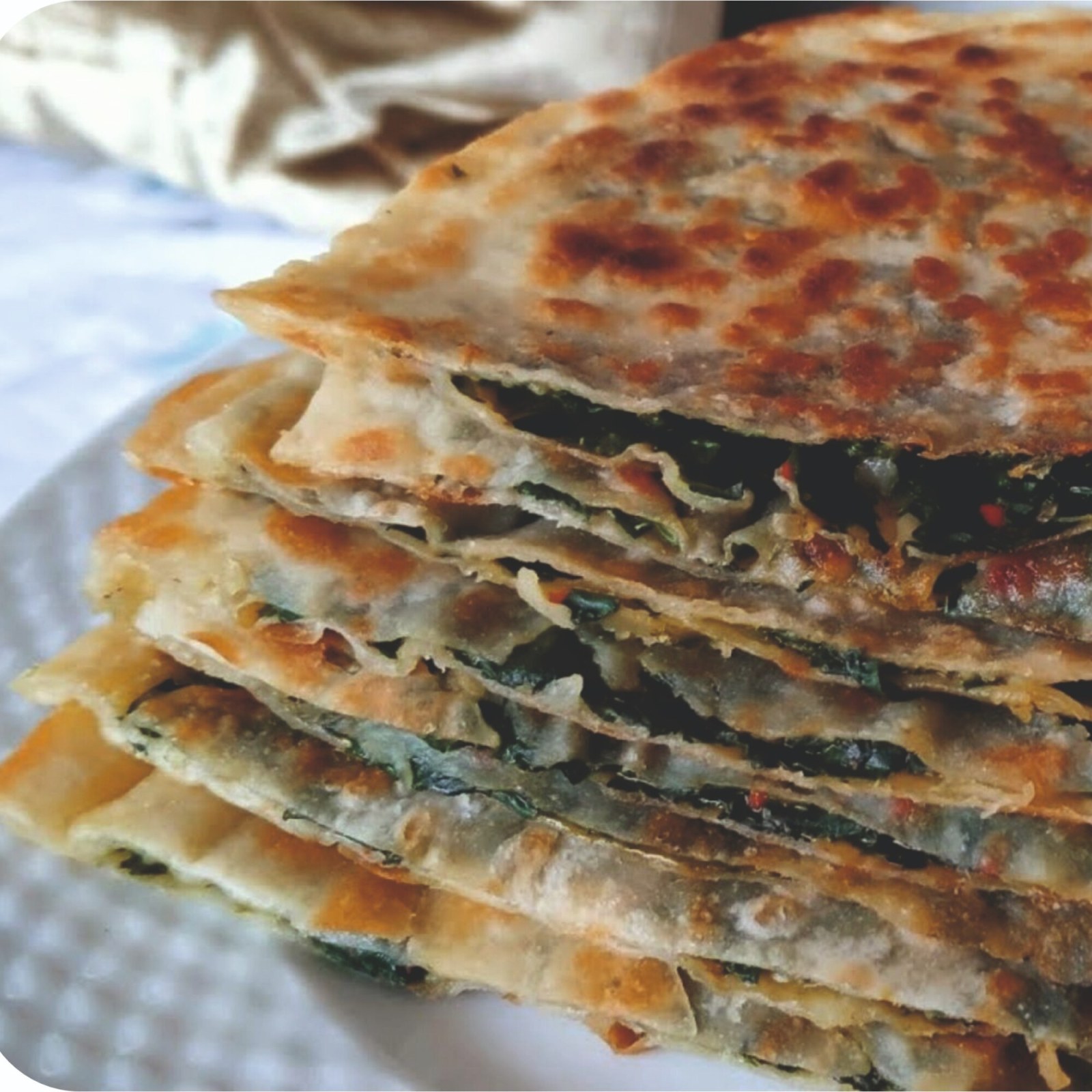 Ev Yapımı Ispanaklı Gözleme