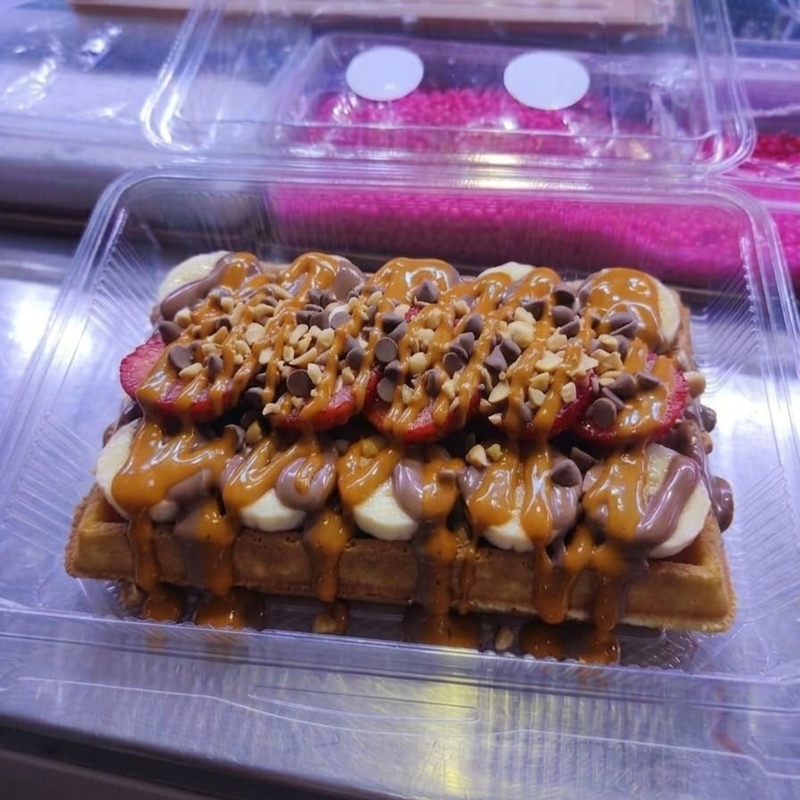 Lotuslu Waffle (Büyük Hamur)