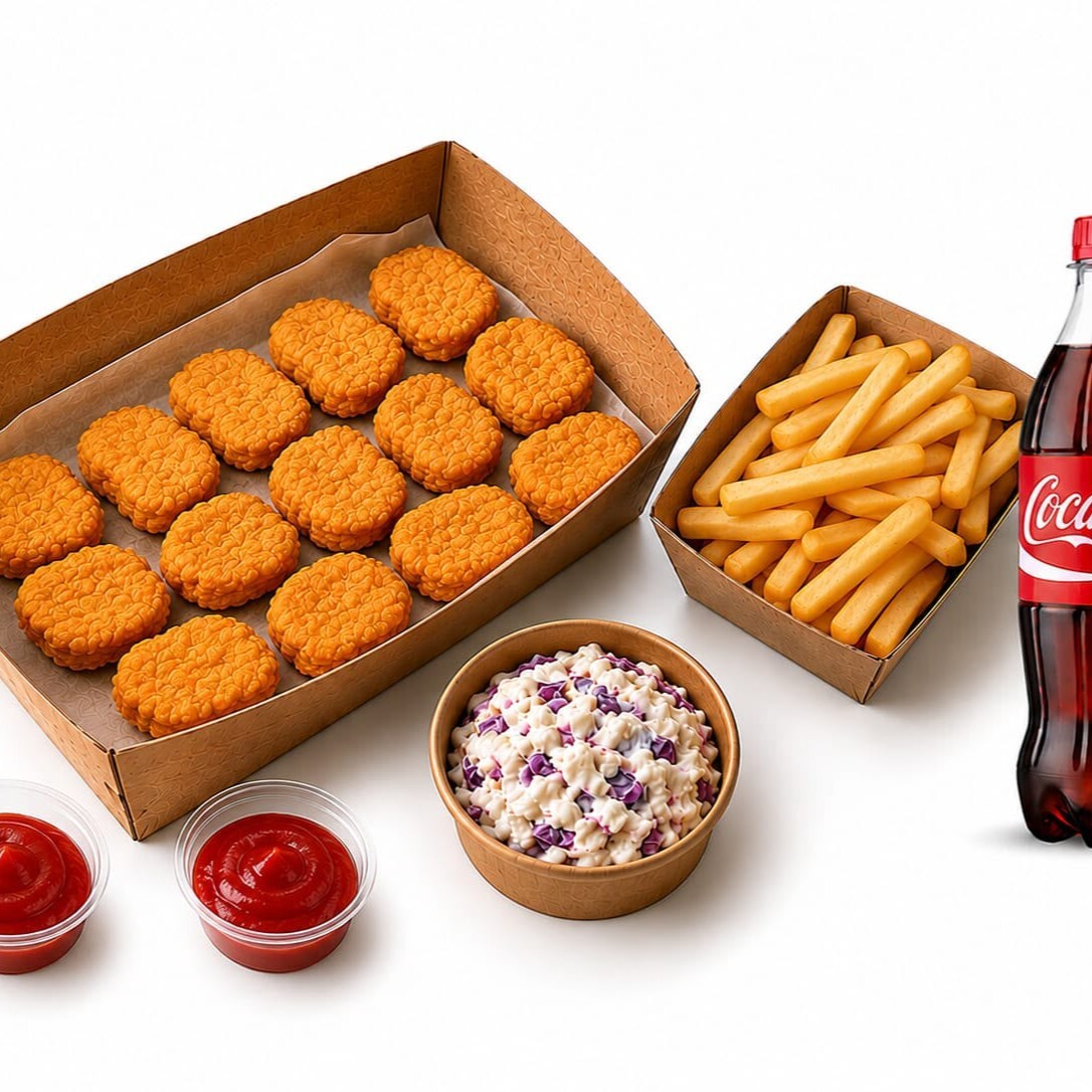 Coca-Cola Fırsat Nugget Menü (2 Kişilik)