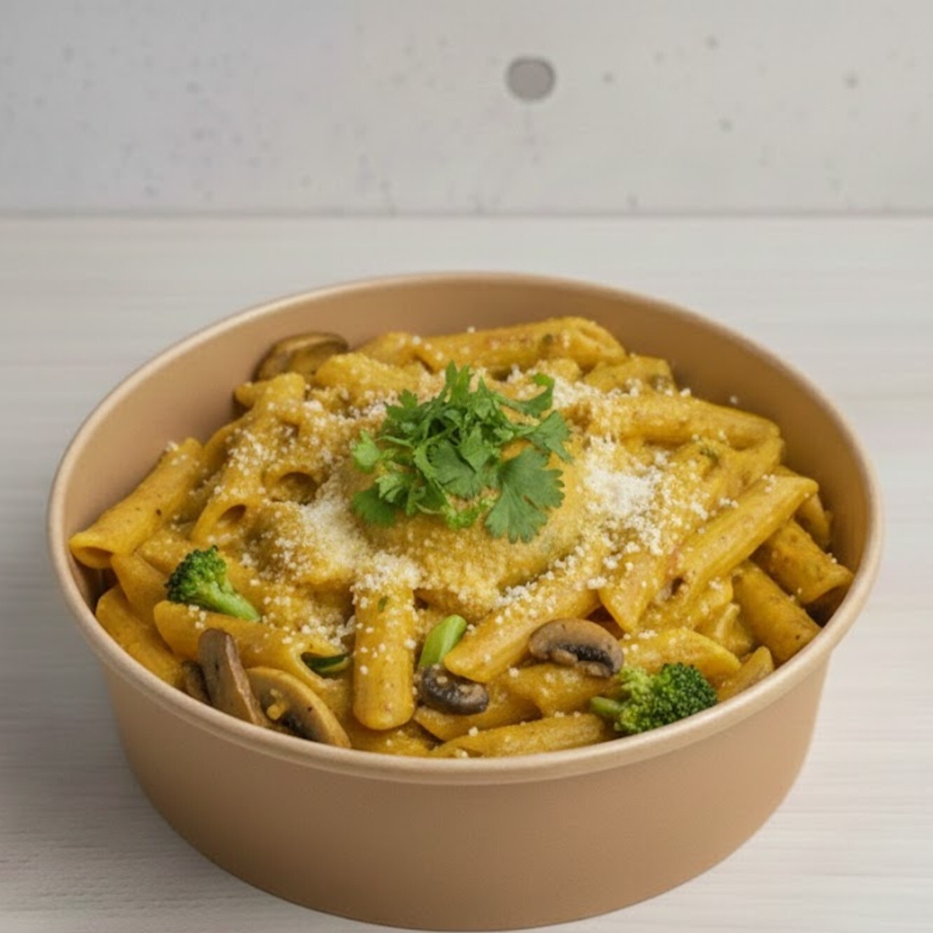 Mac'n'cheese Sebzeli̇ Mantarli Penne