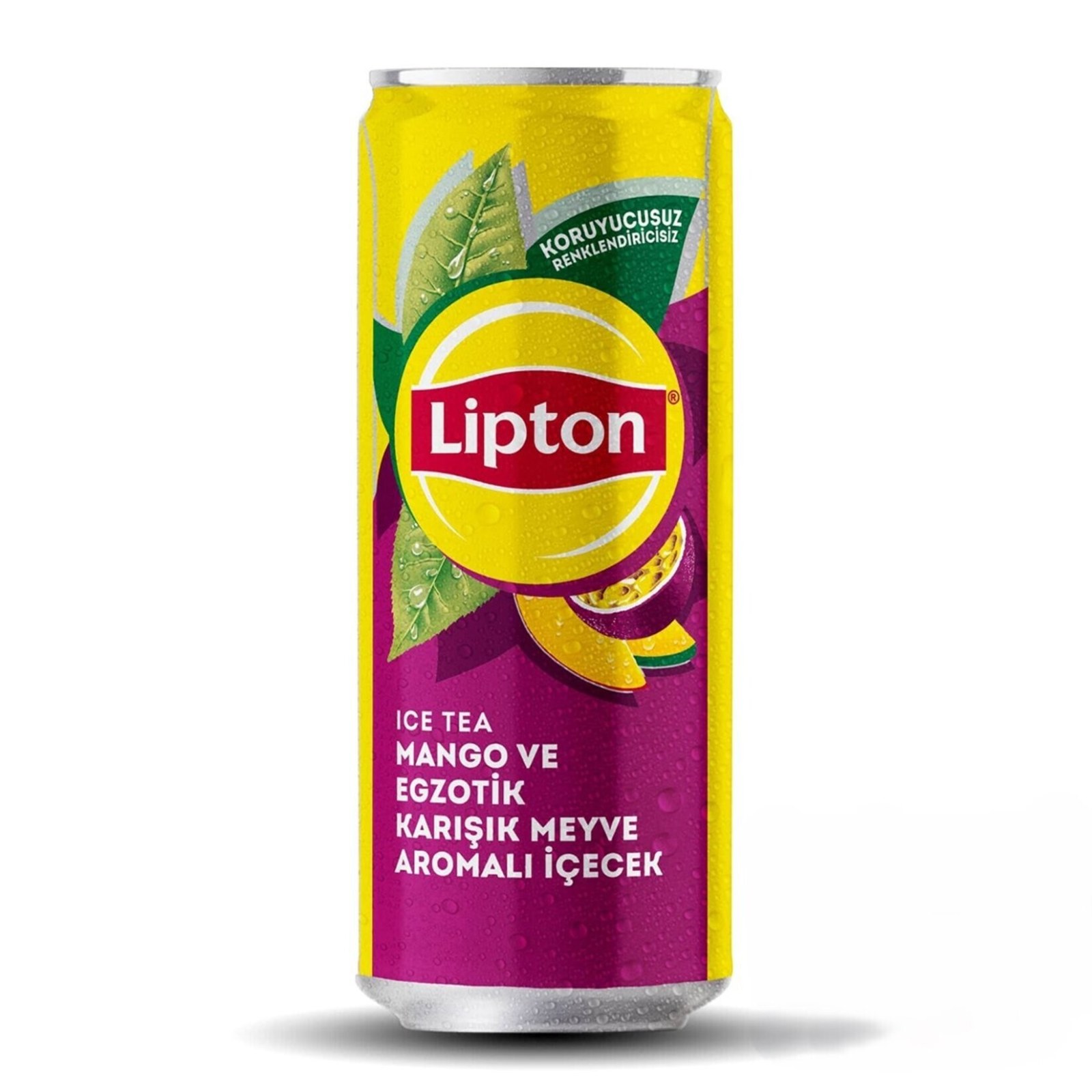 🥤Lipton Ice Tea Mango Aromalı Soğuk Çay Kutu 330 Ml