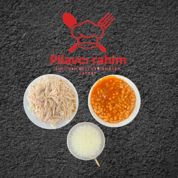 Kuru Fasulye, Tavuk Pilav, Açık ayran