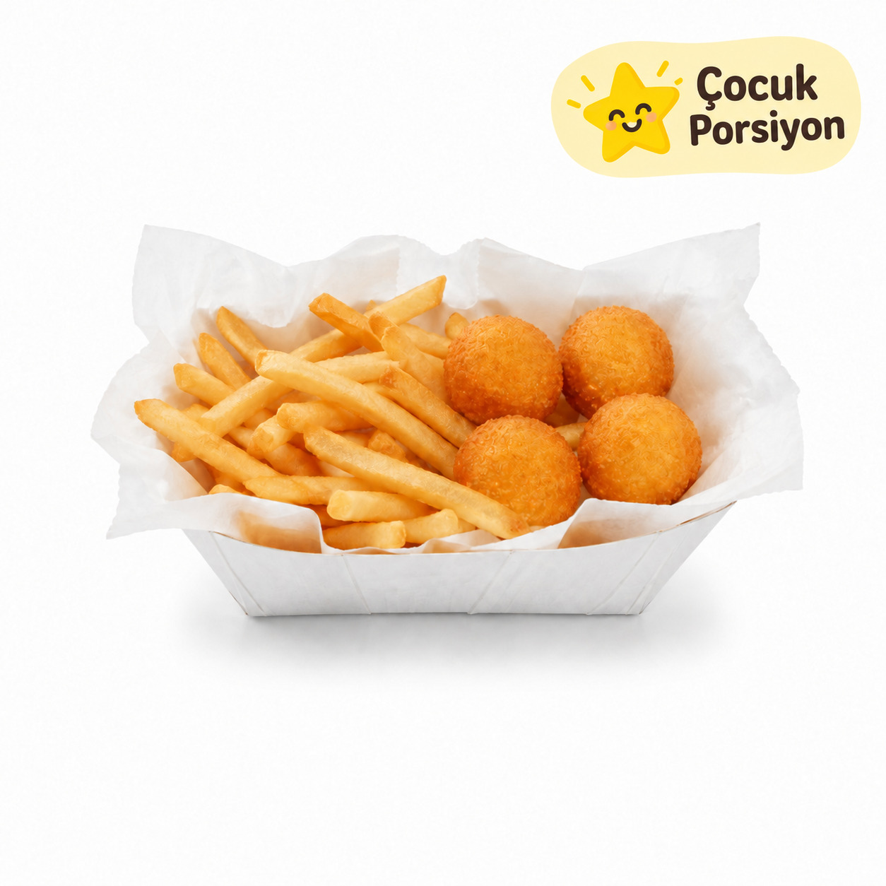 BKE | Patates & Çedar Peynir Topları - Çocuk Porsiyon