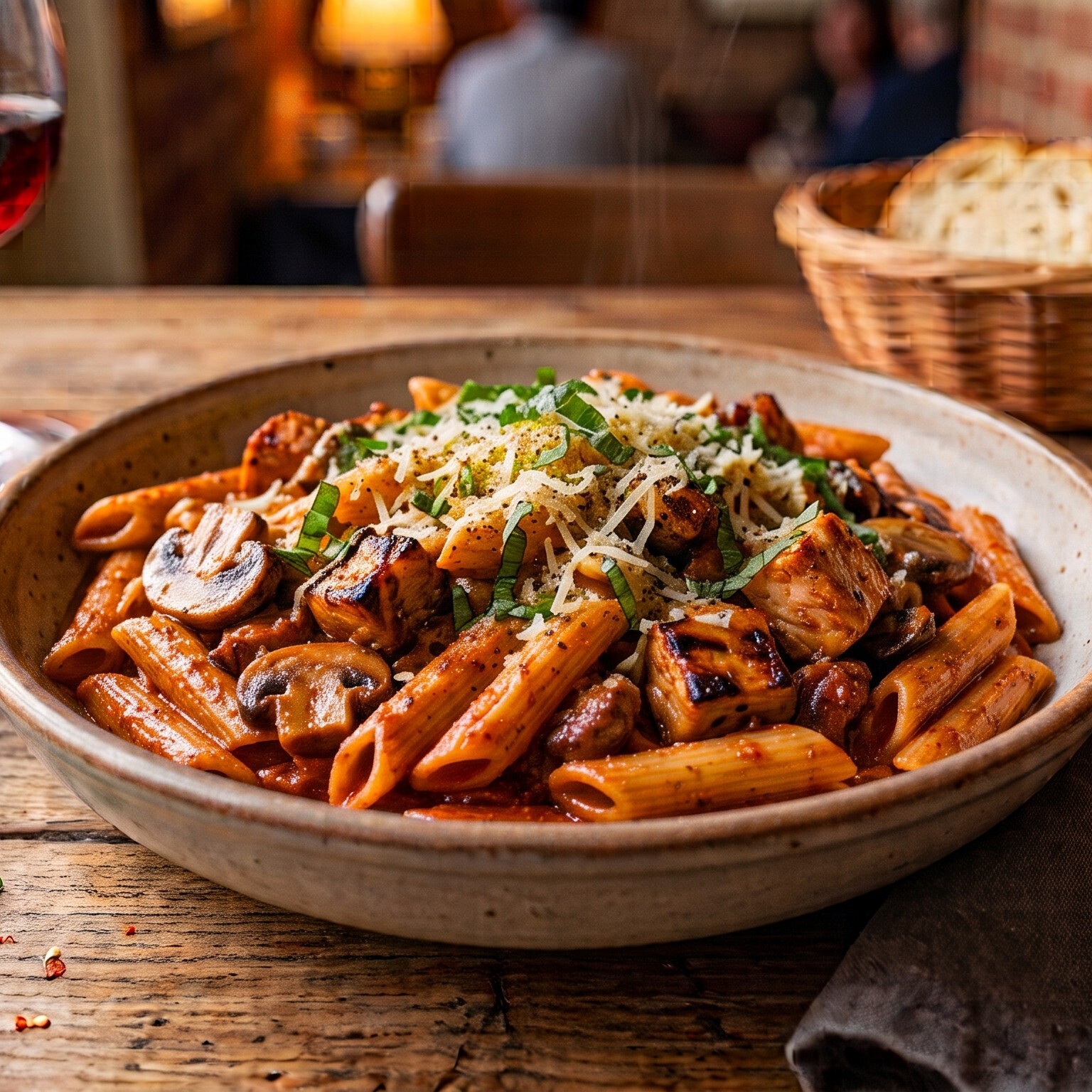 Arrabbiata Soslu Penne Makarna