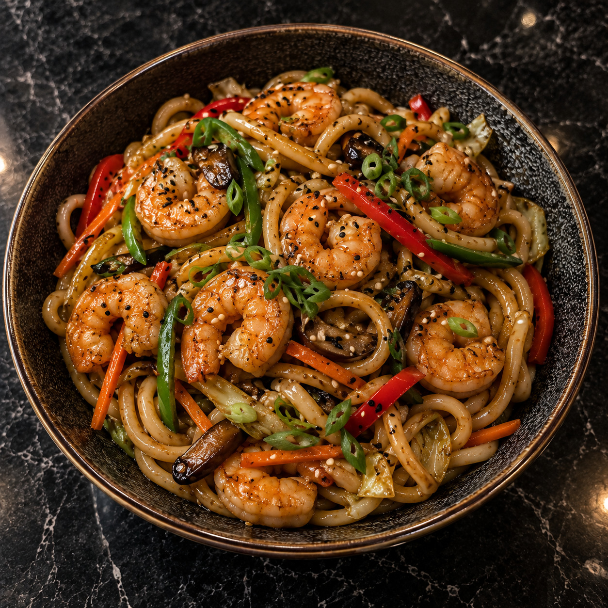 Karidesli Udon