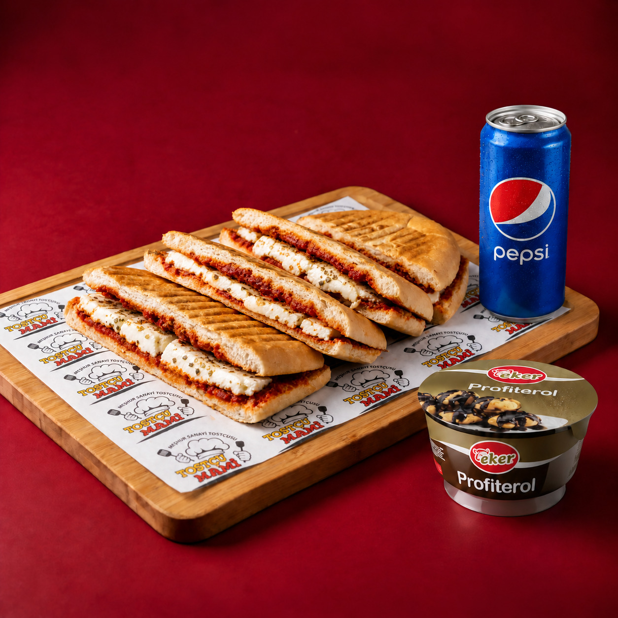 Beyaz Peynirli Tost Menü