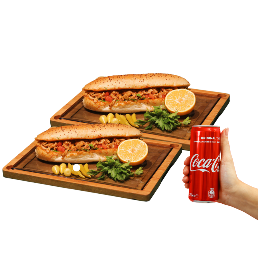 İkili Tavuk Tantuni Ekmek Menü 9
