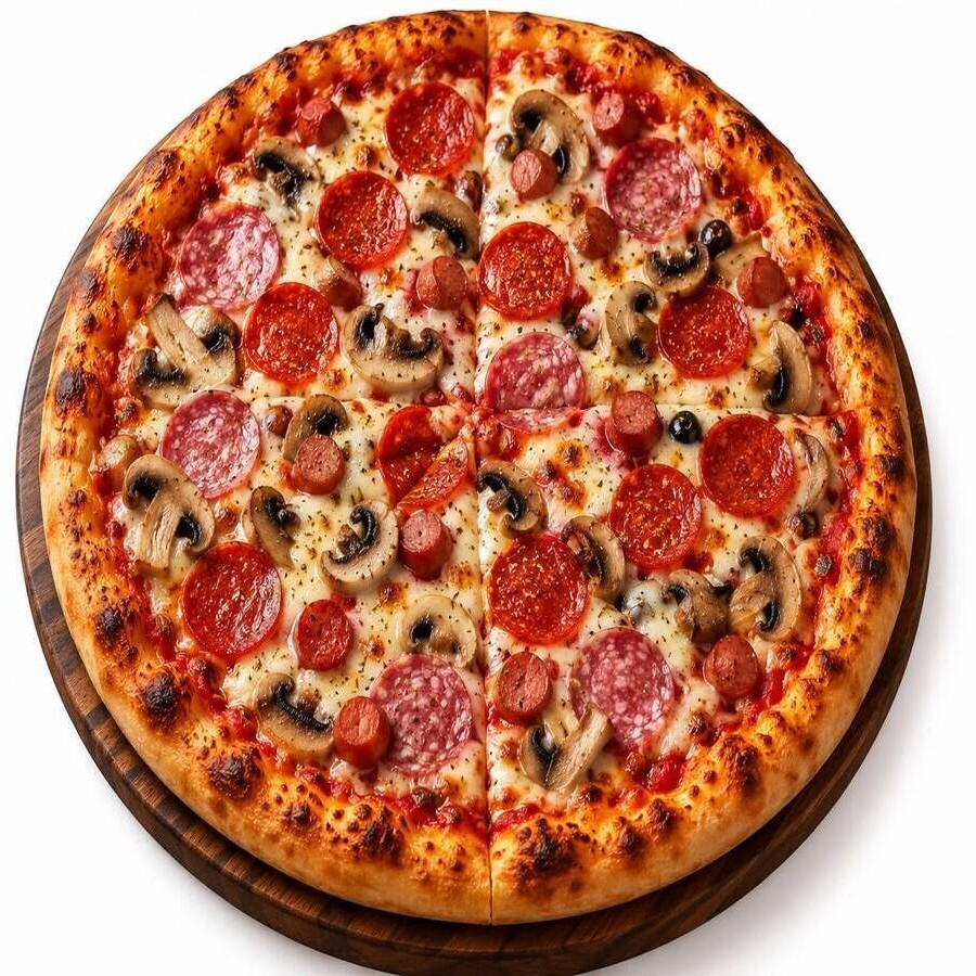 Nefis Üçlü Pizza (Orta Boy)