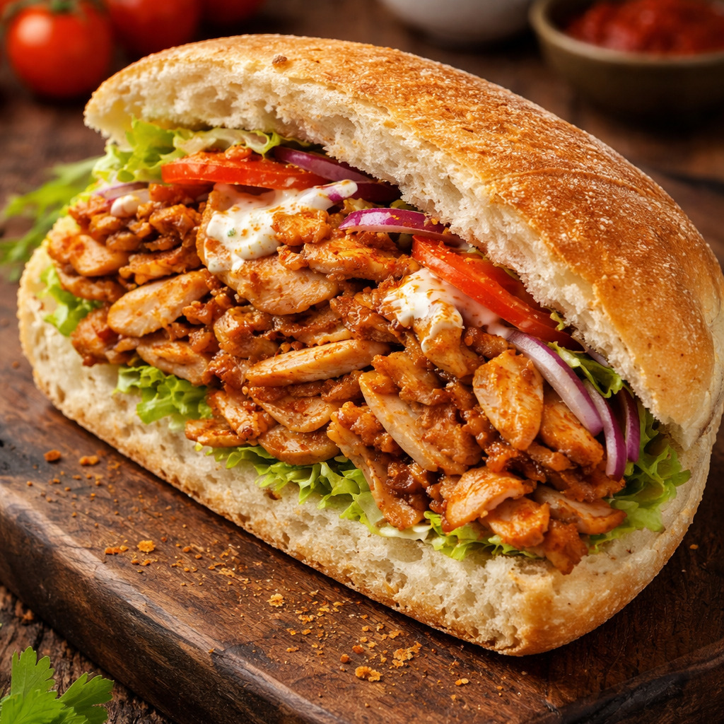 Yarım Ekmek Arası Tavuk Döner