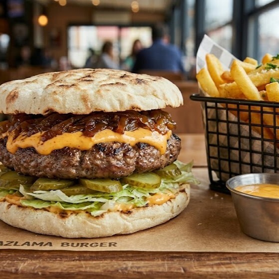 Classic Bazlama Burger Menü