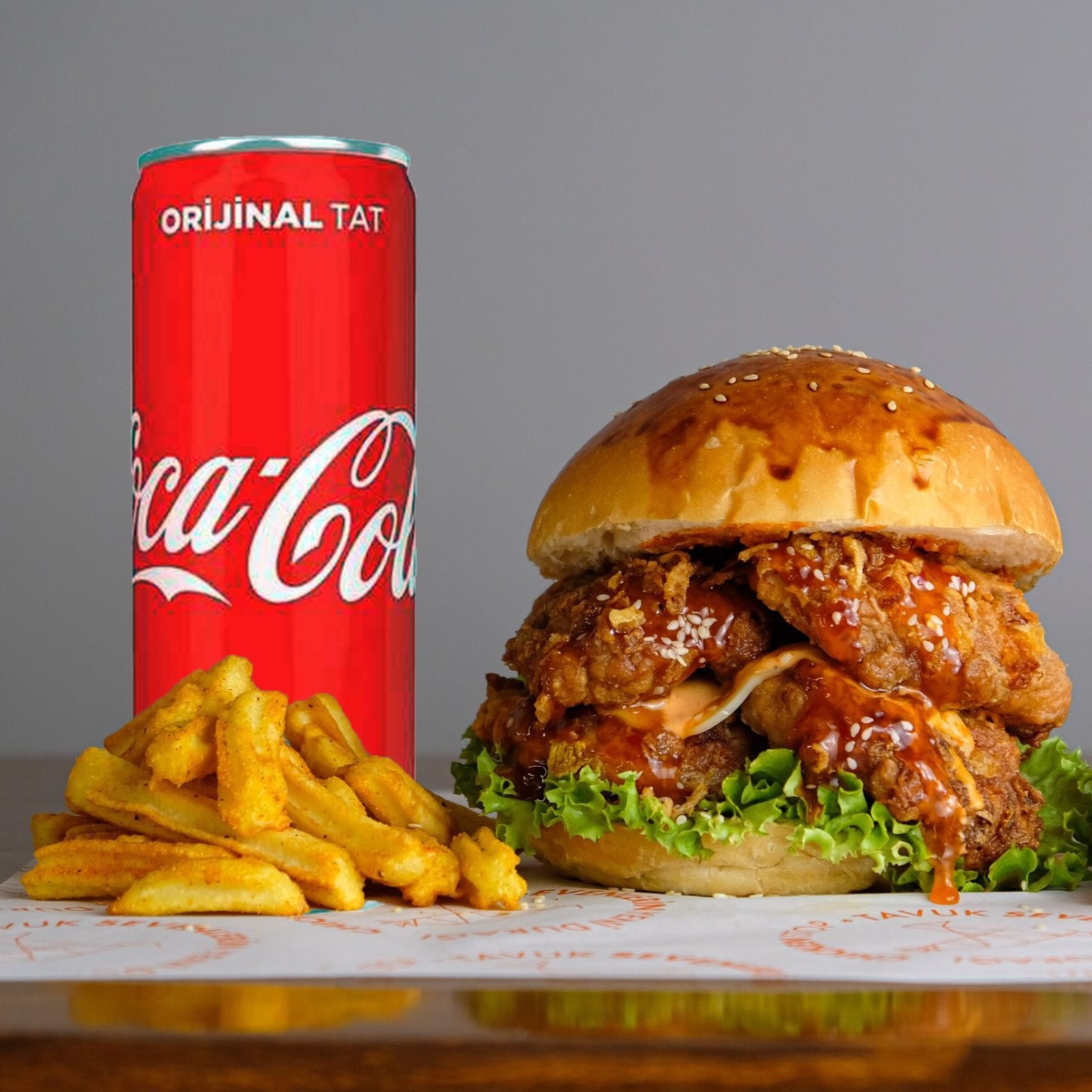 Crispy Chicken Burger Menü