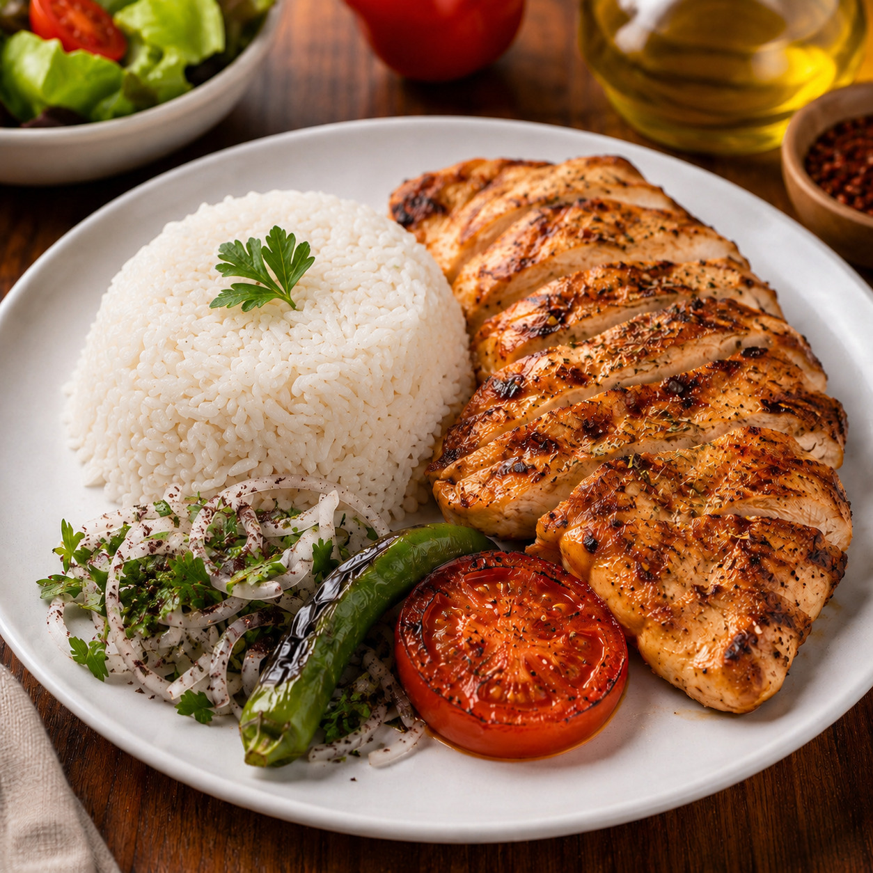 Izgara Şiş Tavuk & Pirinç Pilavı (320gr)